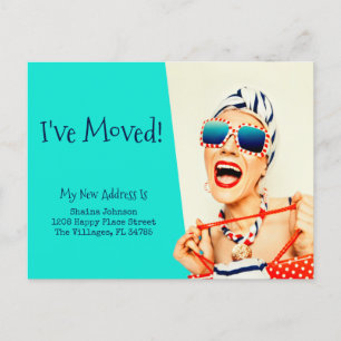 Cartão Postal Senhora da Praia Engraçada, mudei-me