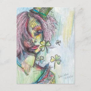 Cartão Postal Senhora Sortuda