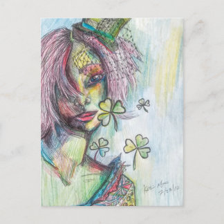 Cartão Postal Senhora Sortuda