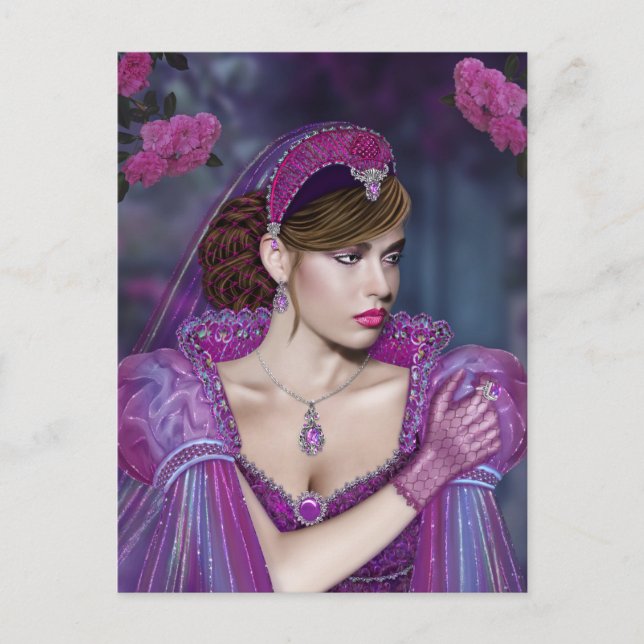 Cartão Postal Senhora Victoriana (Frente)