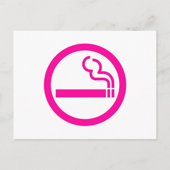 Cartão Postal Senhoras Área 喫 煙 女 Sinal Japonês 性 (Frente)