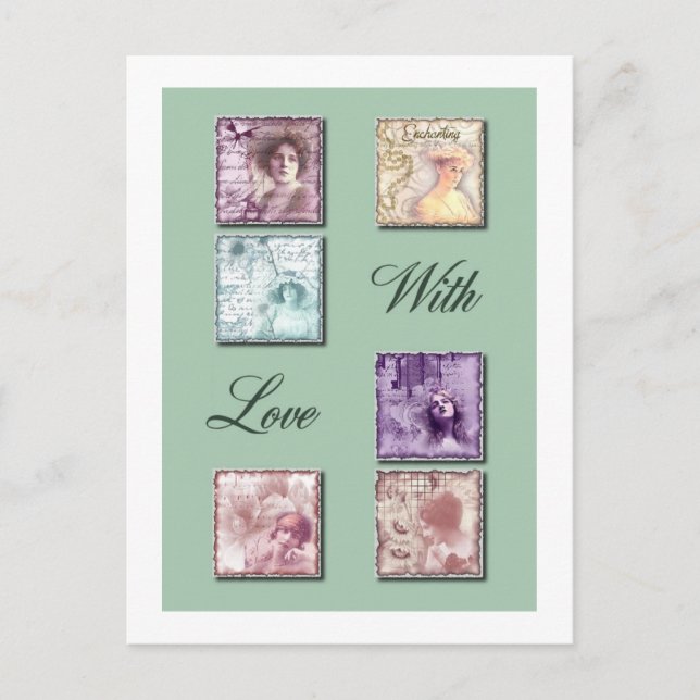 Cartão Postal Senhoras Elegantes (Frente)