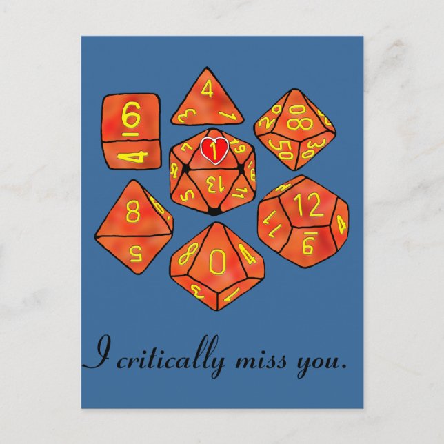 Cartão Postal Senhorita crítica (Frente)