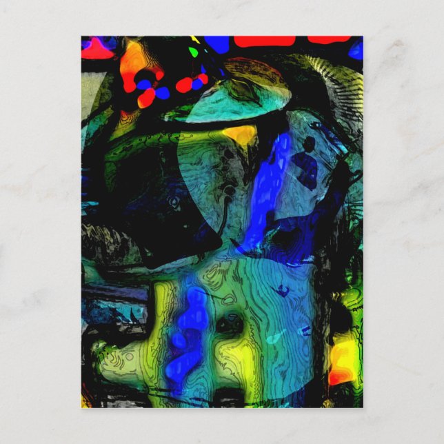 Cartão Postal Senhorita pequena chagally (Frente)