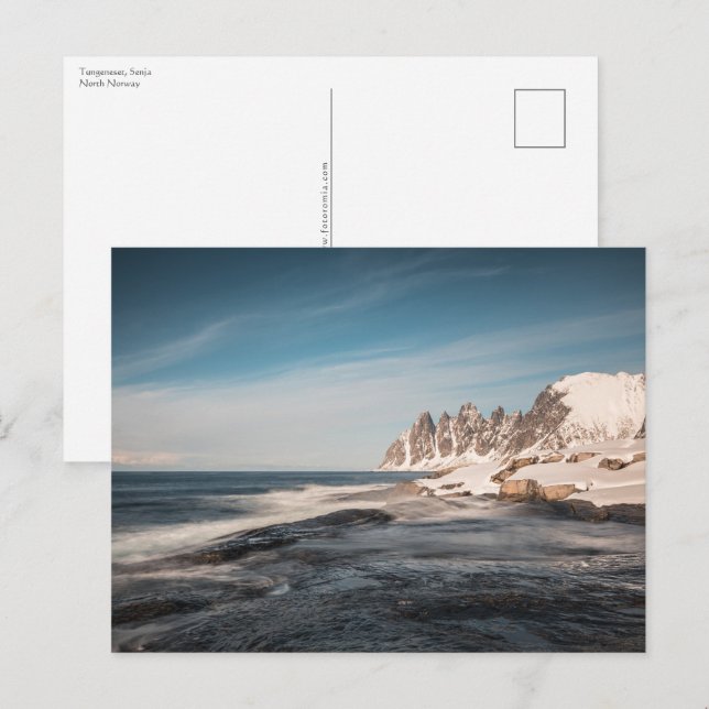 Cartão Postal Senja Norway (Frente/Verso)