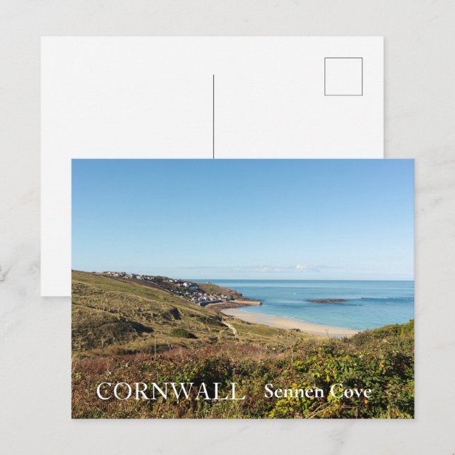 Cartão Postal Sennen Cove Cornwall Inglaterra  (Frente/Verso)