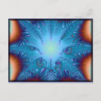 Cartão Postal Sensação de azul