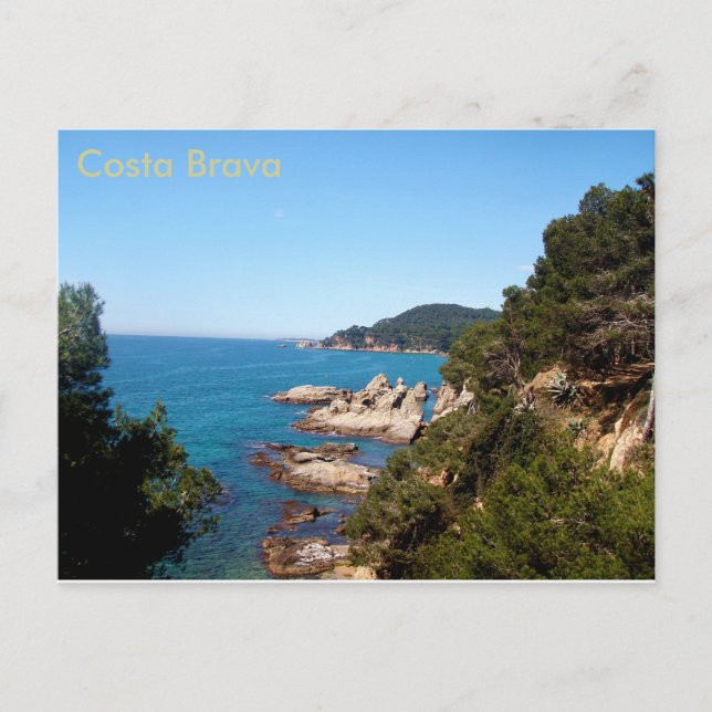Cartão Postal Sensação de Costa Brava (Frente)