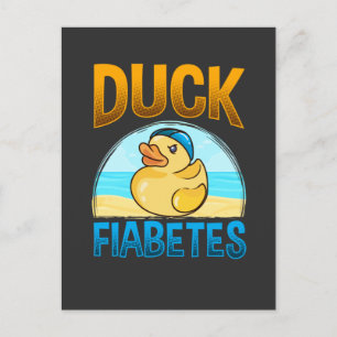 Cartão Postal Sensibilização para a Diabetes Saúde Médica Di
