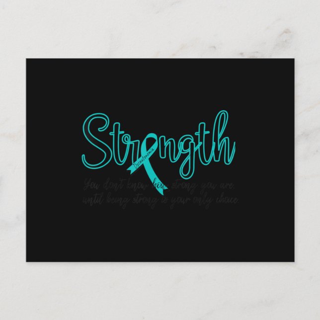 Cartão Postal Sensibilização para a Disautonomia Mês POTES Força (Frente)