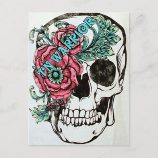 Cartão Postal Sensibilização para a Neuralgia da Trigeminal