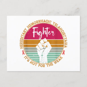 Cartão Postal Sensibilização para a telangiectasia hemorrágica h