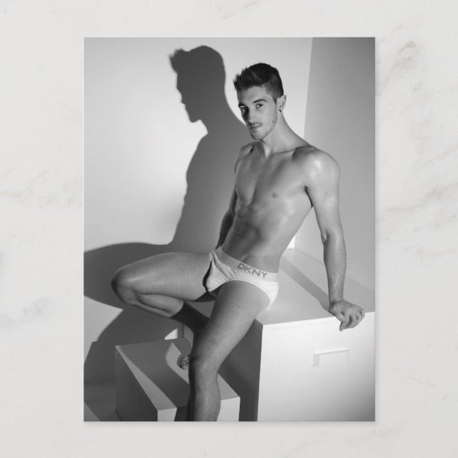 Cartão Postal Sensualidade Masculina #1 (Frente)