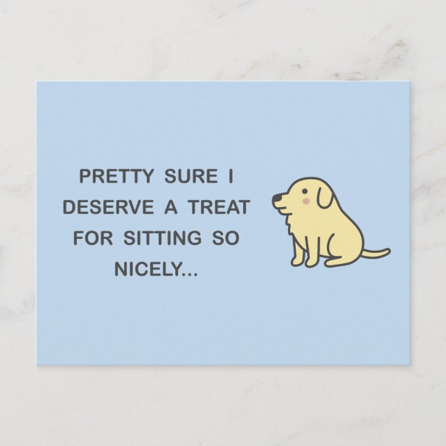 Cartão Postal Sentado Bem (Frente)