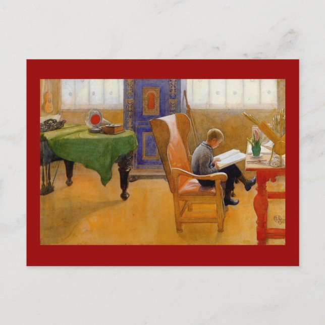 Cartão Postal Sentado na Cadeira Armada (Frente)