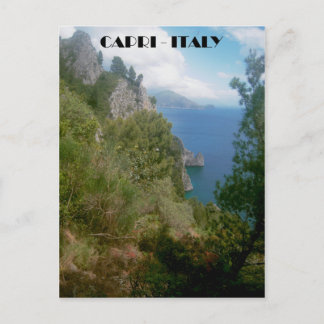 Cartão Postal Sentiero dei Cacciatori, Ilha do Cartaz Capri