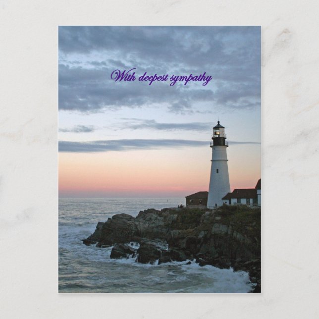 Cartão Postal Sentinol no Sunset, com profunda simpatia. (Frente)