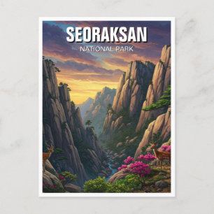 Cartão Postal Seoraksan National Park Coreia