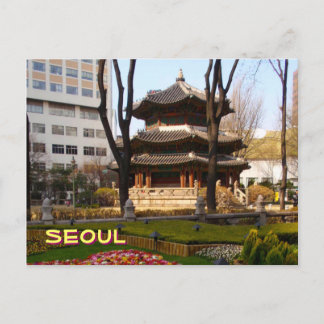 Cartão Postal Seoul Pagoda