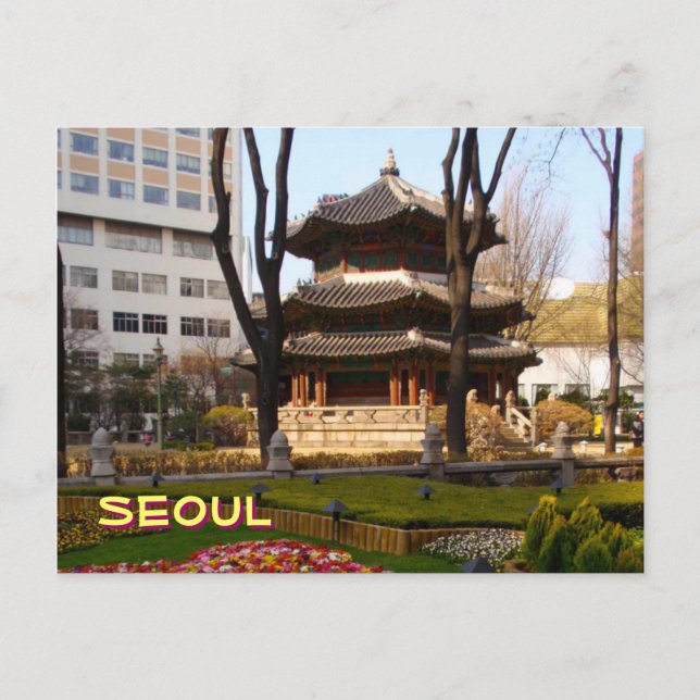 Cartão Postal Seoul Pagoda (Frente)