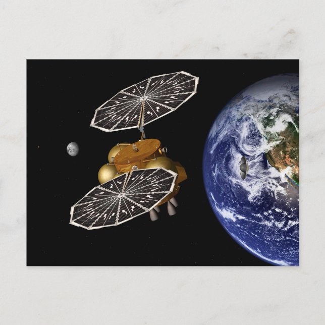 Cartão Postal Separação Do Veículo De Entrada Numa Missão Marte. (Frente)