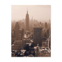 Sepia Empire State Building, de Rockefeller