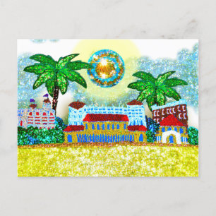 Cartão postal Sequin Bondi Beach Sydney Austrália