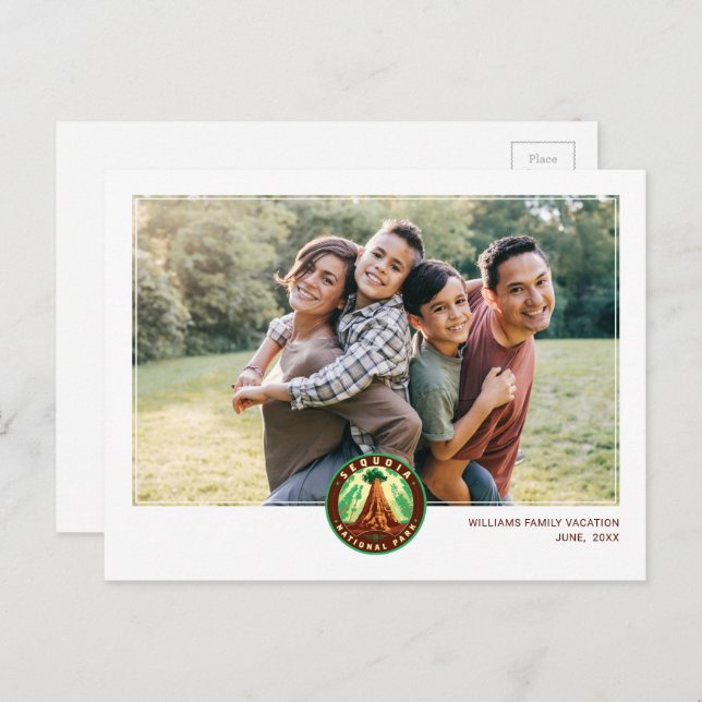 Cartão Postal Sequoia National Park (Frente/Verso)