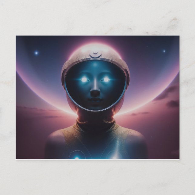 Cartão Postal Ser Espacial (Frente)