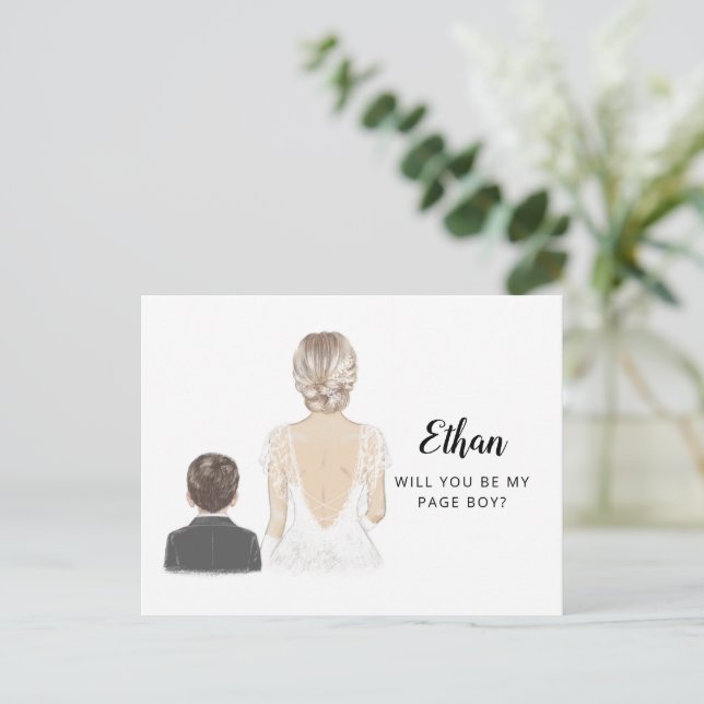 Cartão Postal Será Que Você Será Meu Cartão-Postal De Apresentaç (Em pé/Frente)