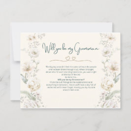 Cartão Postal Serão os meus Padrinhos de casamento - Proposta