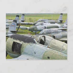 Cartão Postal SERBIA, Belgrado. Museu da Aeronáutica jugoslava