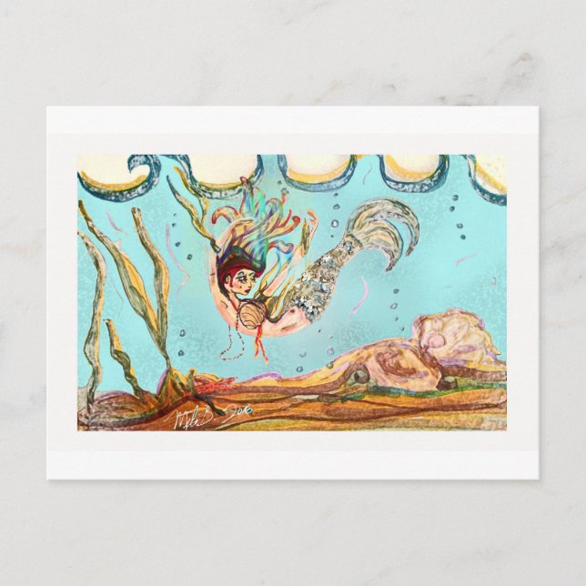 Cartão Postal Sereia (Frente)