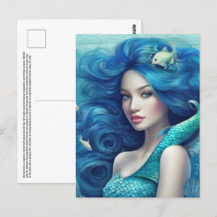 Cartão Postal Sereia