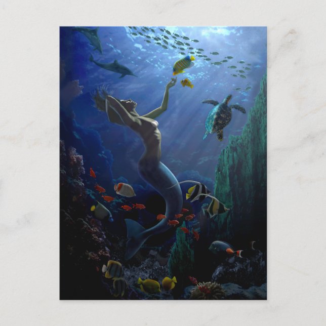 Cartão Postal Sereia (Frente)
