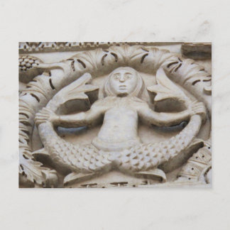 Cartão Postal Sereia Medieval