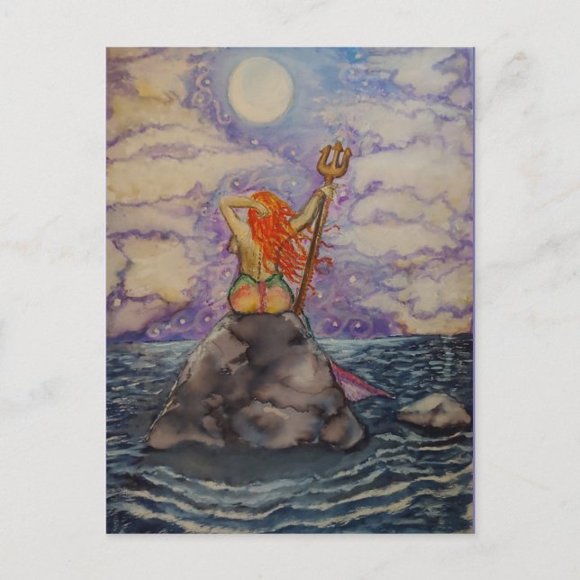 Cartão Postal Sereia: Última Estrela à Direita (Frente)