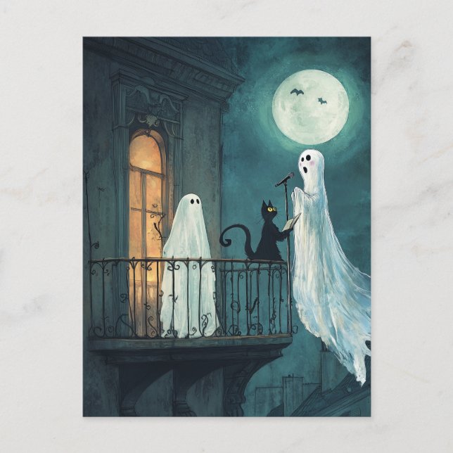 Cartão Postal Serenade Ghost na Balcony (Frente)