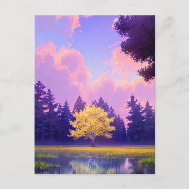 Cartão Postal Serenade ouro (Frente)