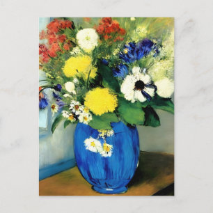 Cartão Postal Serene Flower Vase Trabalho de arte
