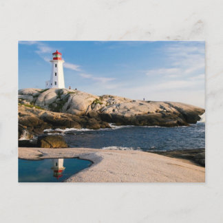 Cartão postal Serene Louisbourg Lighthouse Nova Sc