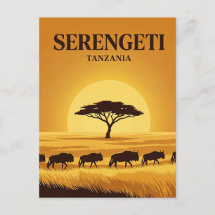 Cartão Postal Serengeti, Arusha, Mara