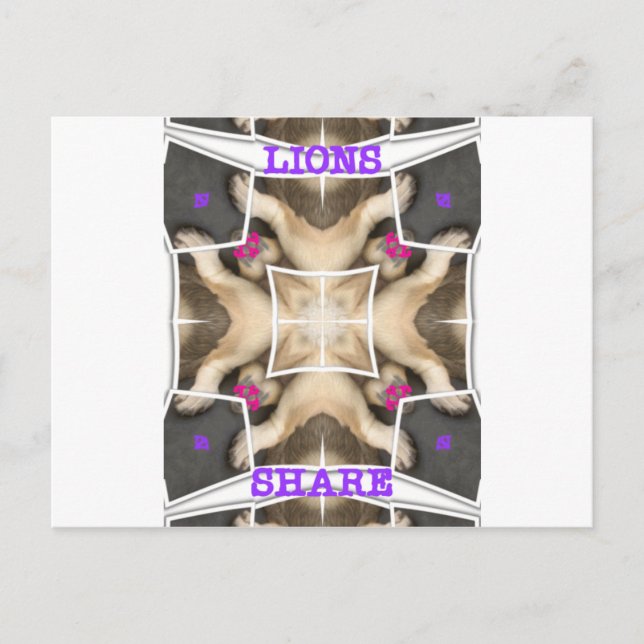 Cartão Postal Serengeti Splendor: Oculto de Animais Vibrantes (Frente)