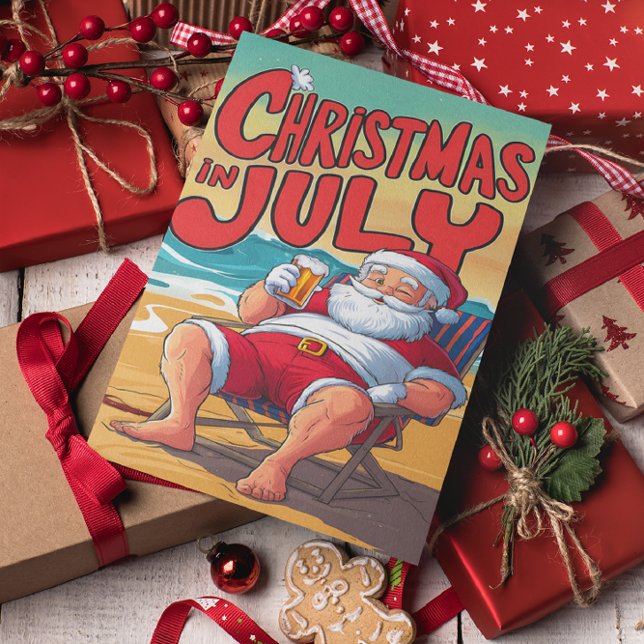 Cartão Postal Serenidade à Beira-Mar do Papai Noel (Criador carregado)