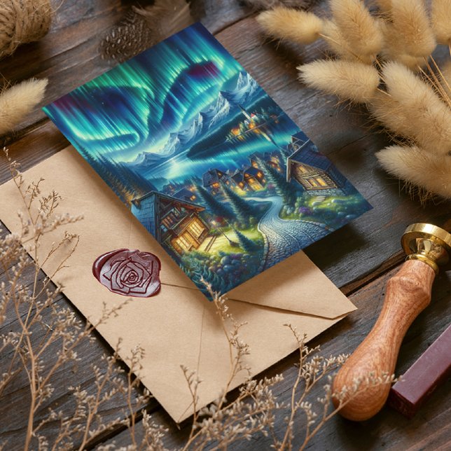 Cartão Postal Serenidade da Solidão: Cabina Em Meio A Florestas  (Criador carregado)