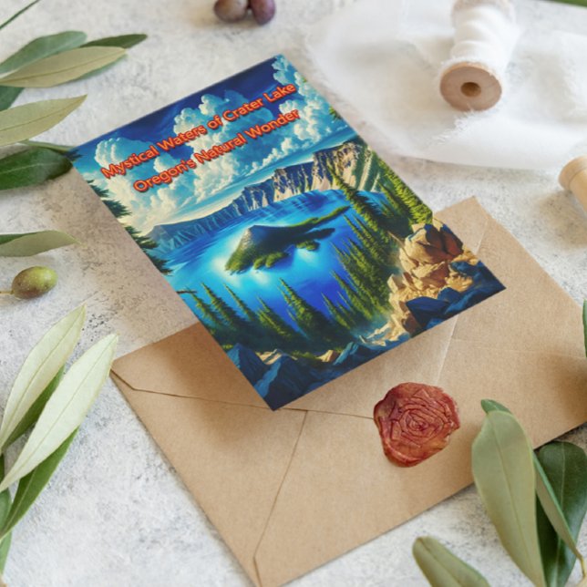 Cartão Postal Serenidade do Lago Crater (Criador carregado)