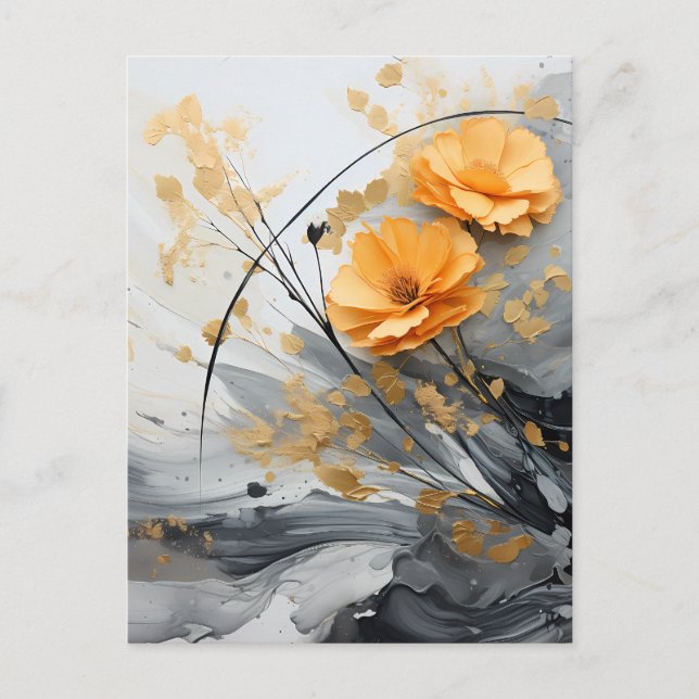 Cartão Postal Serenidade Gilded (Frente)