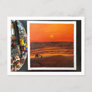 Cartão postal 🌅 Serenidade Sunset 📮