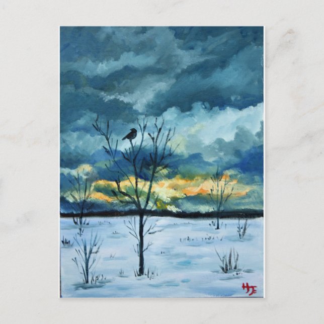 Cartão Postal "Serenity" por Hilary J England (Frente)