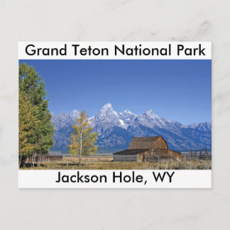 Cartão Postal Série Grand Teton National Park 5